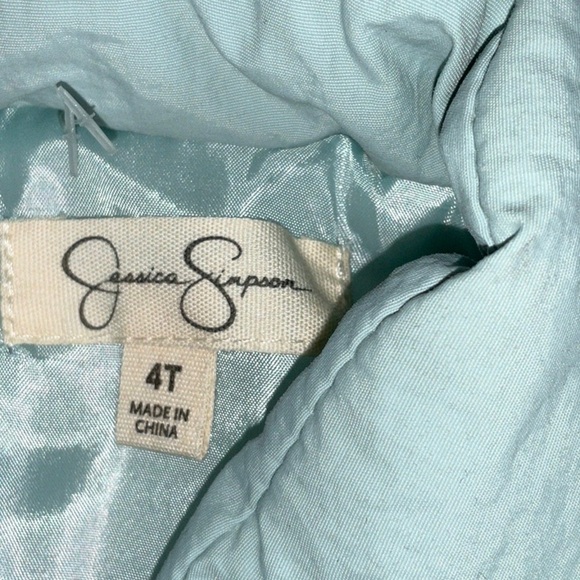 Jessica Simpson Girls Light blue Puffer Vest Size 4T - Picture 5 of 7